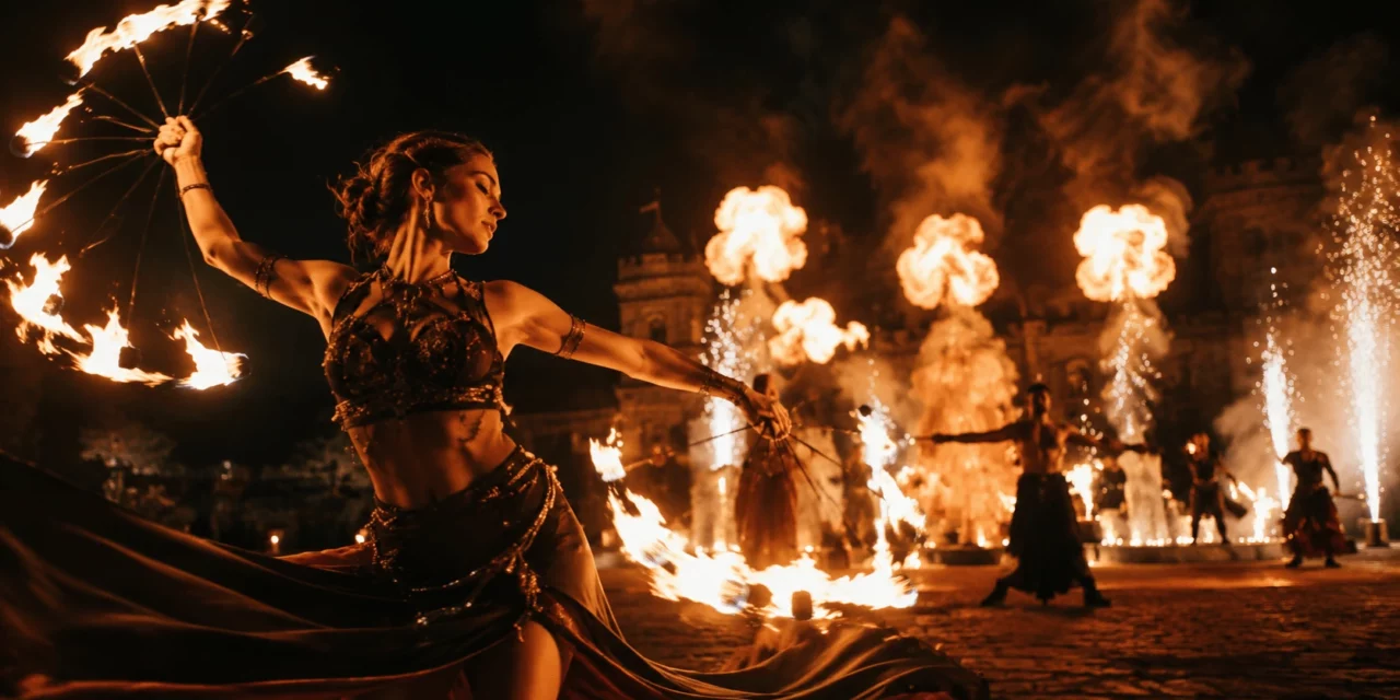 Czym różni się taniec z ogniem od fireshow?