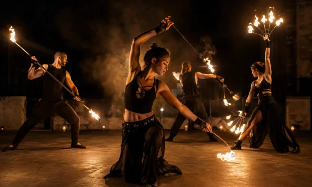 Jak dołączyć do profesjonalnej grupy fireshow? Od pierwszych treningów do występów